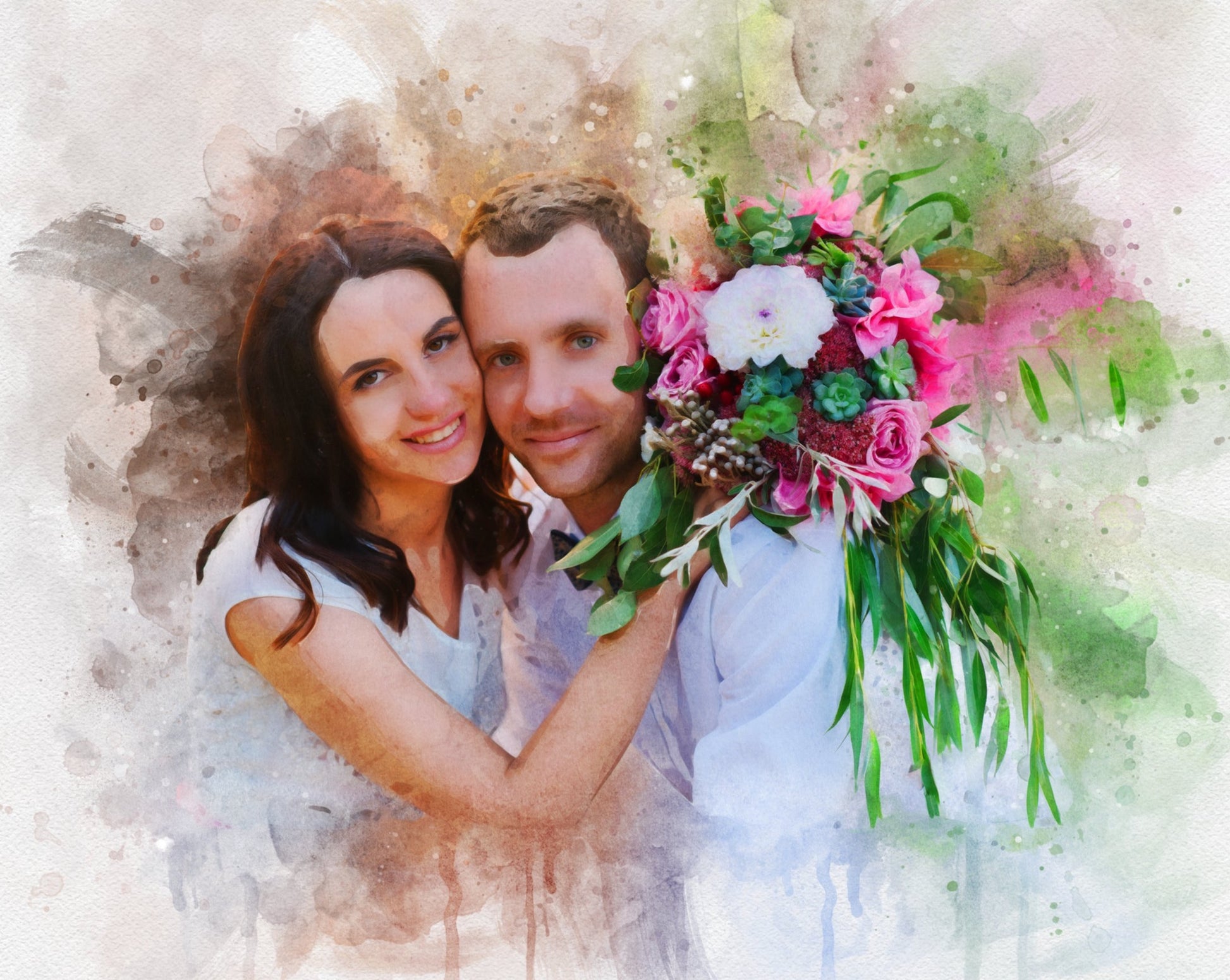 Custom Valentines Gift | Personalized Gift for Boyfriend | Meaningful Gift for Girlfriend - FromPicToArt