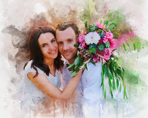 Custom Valentines Gift | Personalized Gift for Boyfriend | Meaningful Gift for Girlfriend - FromPicToArt