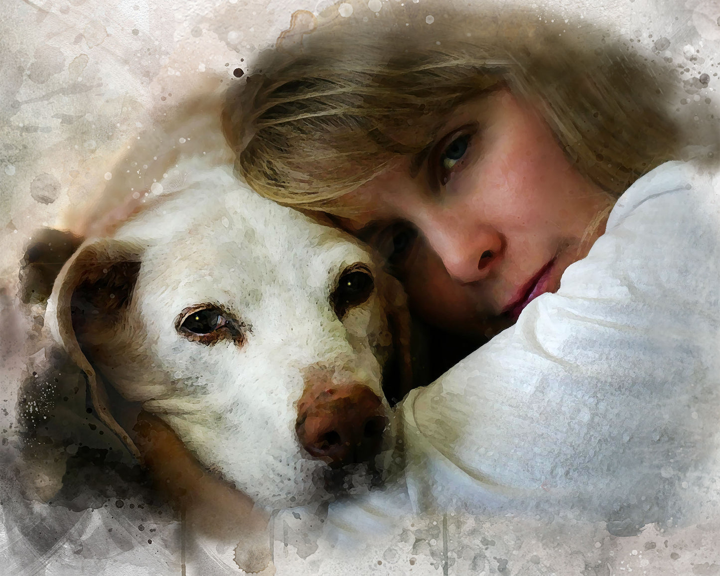 Pet Painting, Custom Pet Painting from Photo, Pet Paintings on Canvas