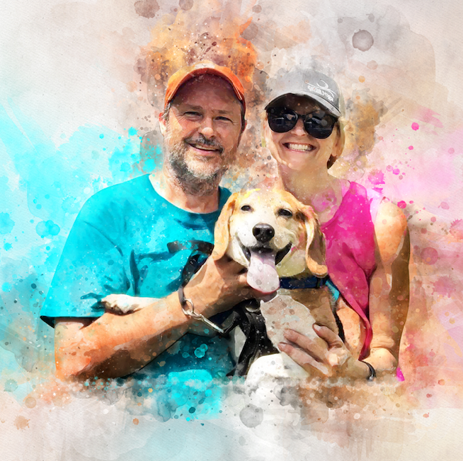 Pet Painting, Custom Pet Painting from Photo, Pet Paintings on Canvas