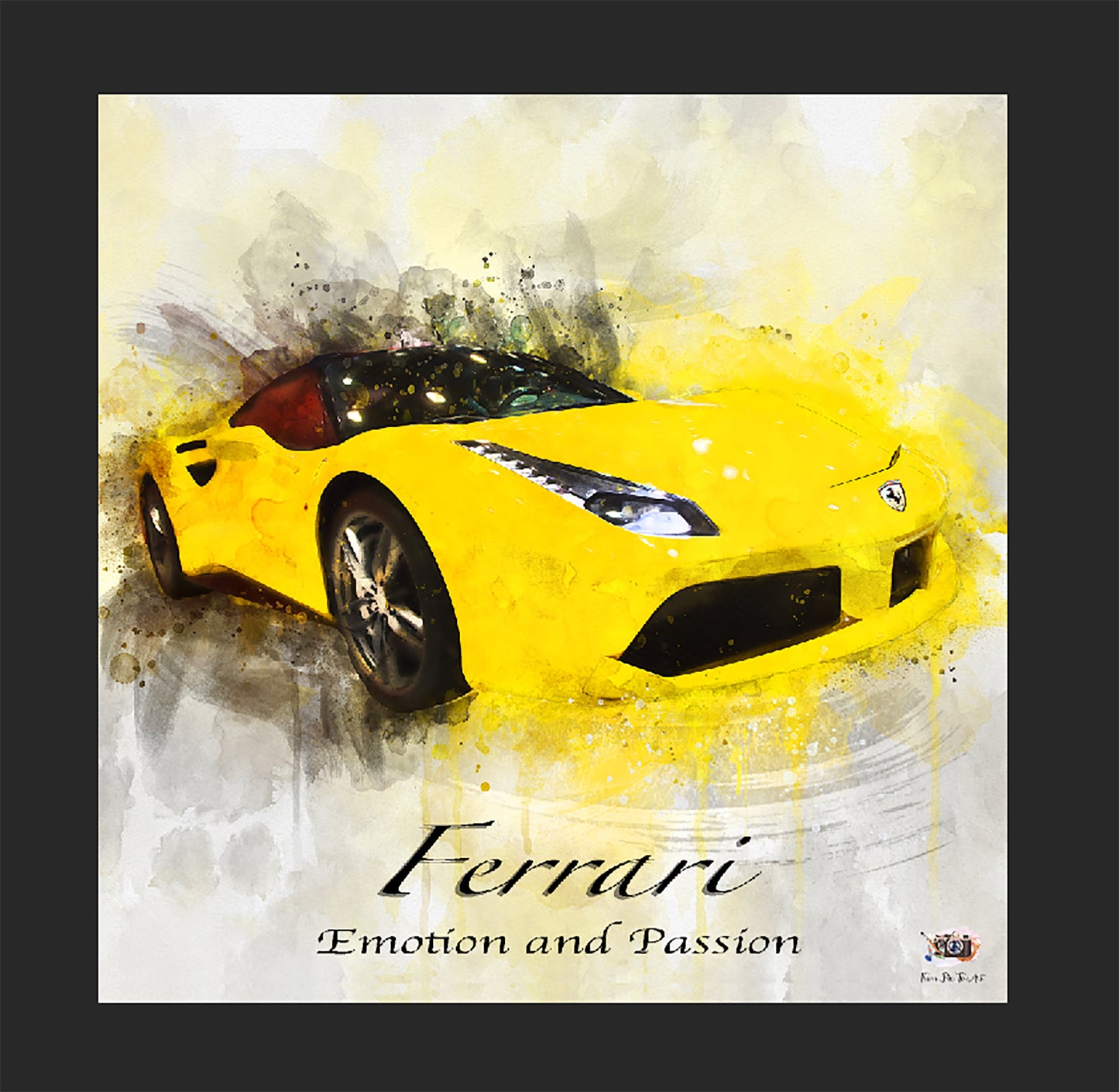 Custom Car Art, Personalized Gifts for Car Lovers, Custom Car Painting From Photo, Personalized Gifts for Car Enthusiasts, Custom Car Portrait
