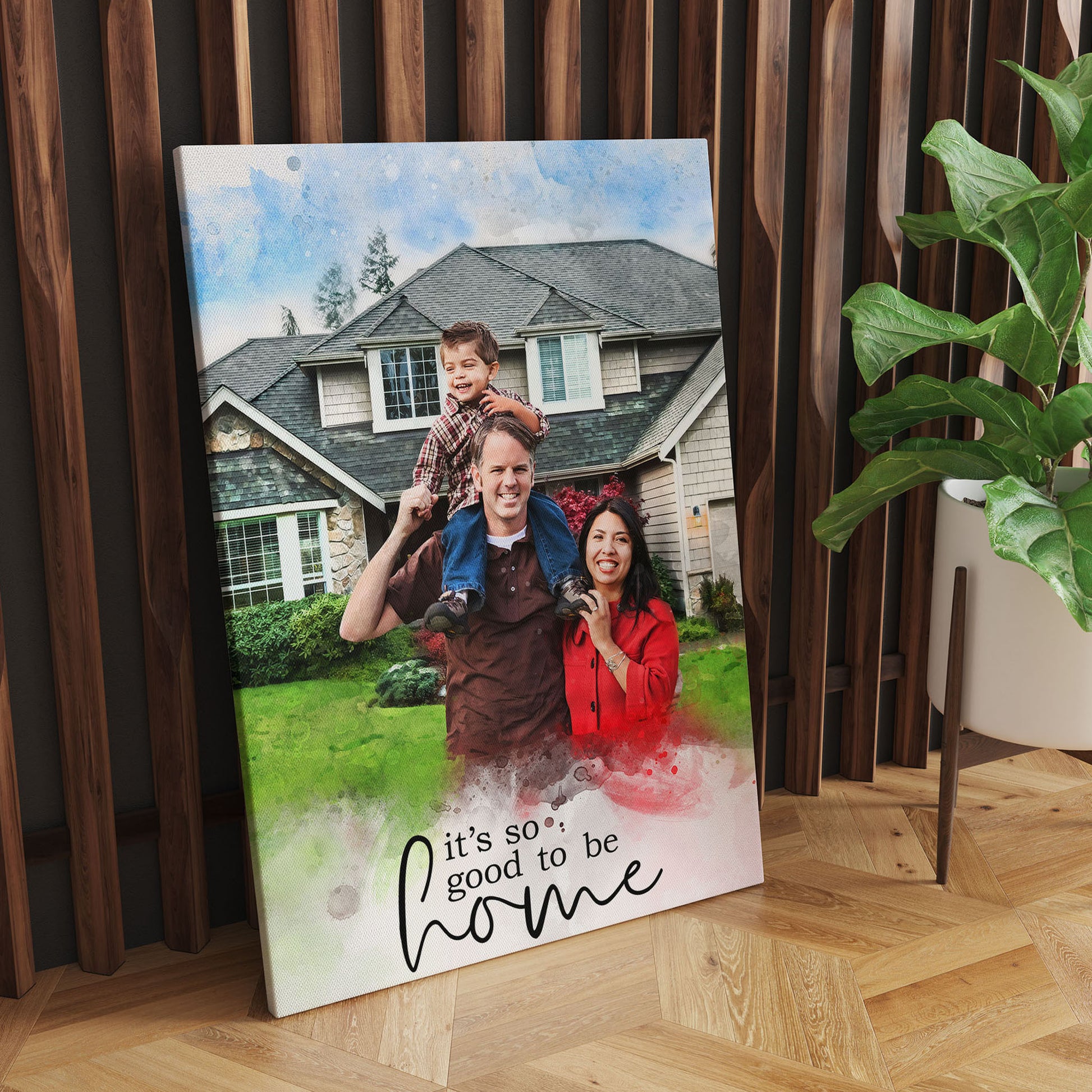 Closing Gift for Buyers | Personalized House Portrait | Gifts from Real Estate Agents | Realtor Closing Gifts - FromPicToArt