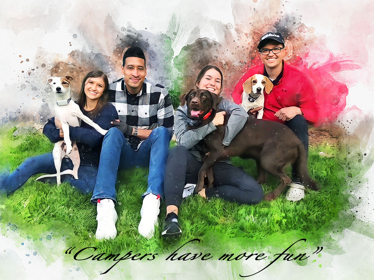 Pet Painting, Custom Pet Painting from Photo, Pet Paintings on Canvas