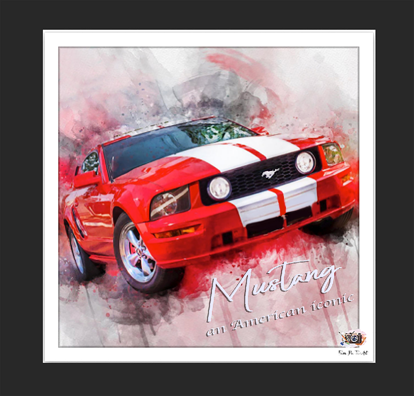 Custom Car Art, Personalized Gifts for Car Lovers, Custom Car Painting From Photo, Personalized Gifts for Car Enthusiasts, Custom Car Portrait