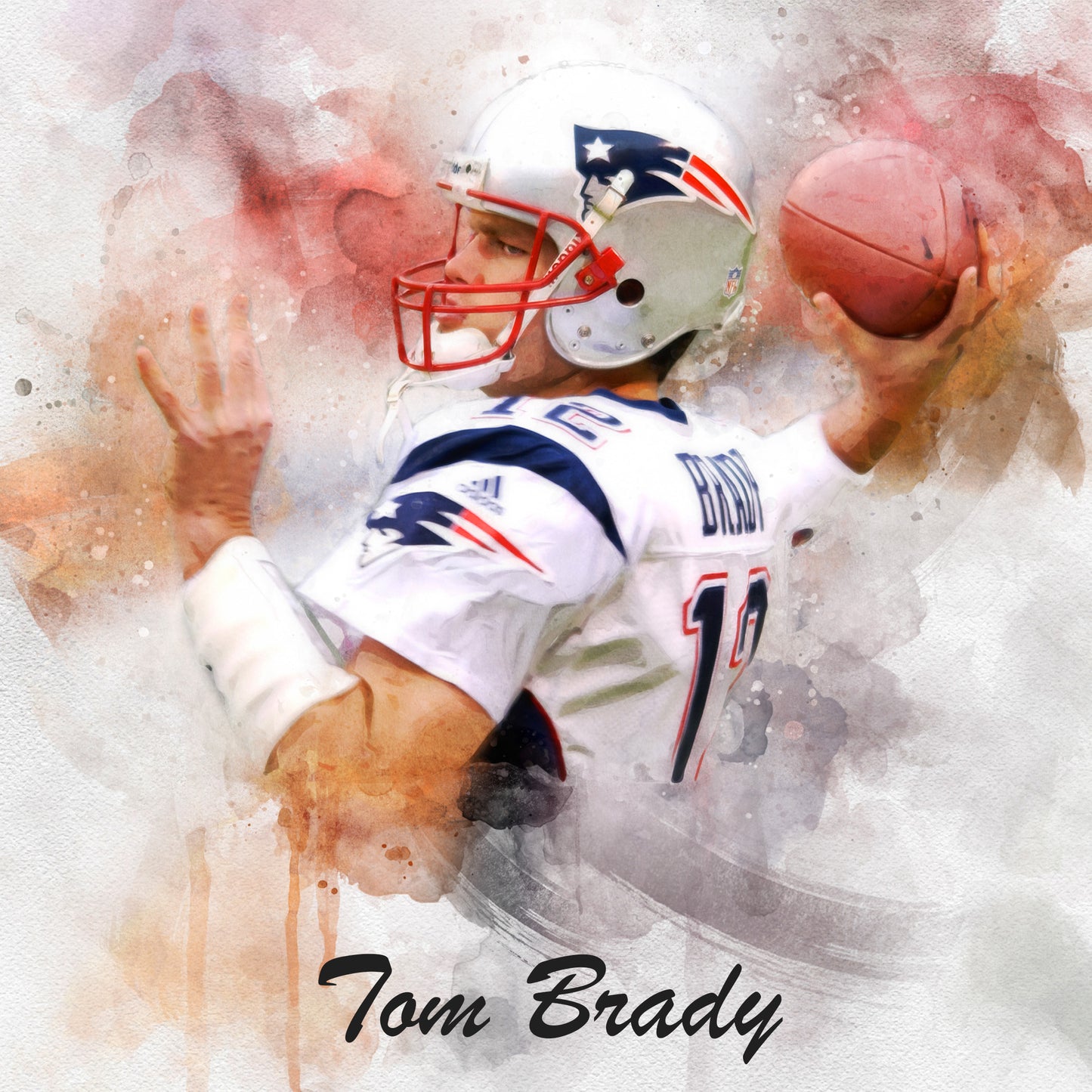 Tom_Brady_Sport_Poster_Portrait_Sport_Prints_Coach_Gift_Team_Appreciation_Gift_FromPicToArt
