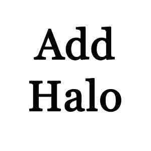 Add Halo to Portrait - FromPicToArt