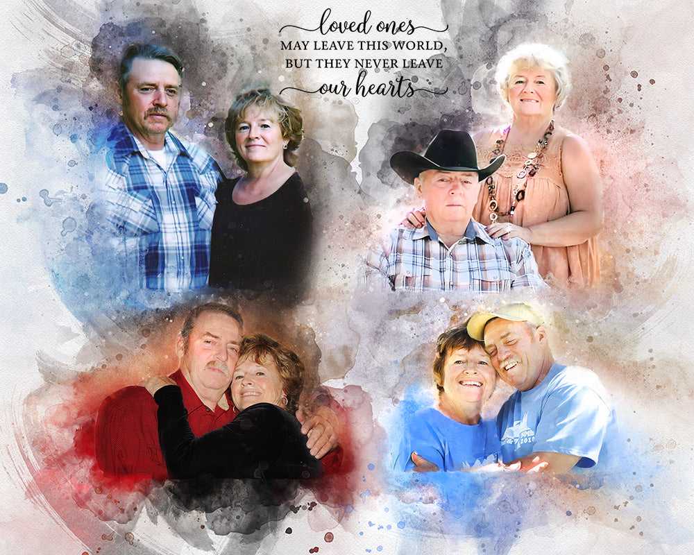 🌈 Add loved one to a Photo | Combine Photos to one | Painting of debased Love One - FromPicToArt