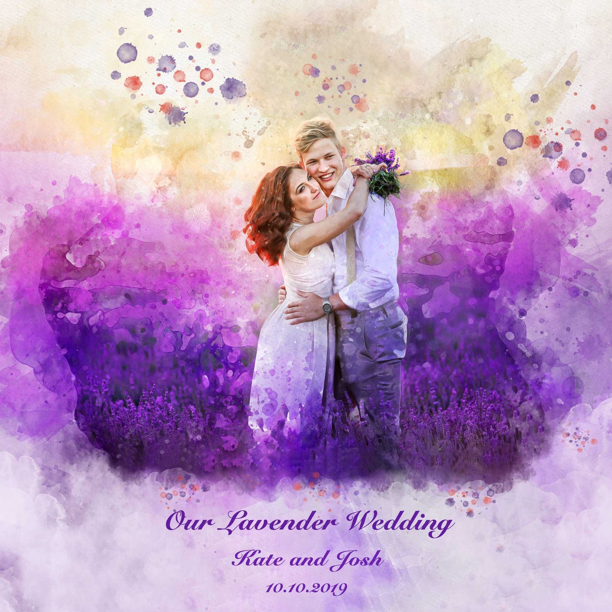 Anniversary Gift| Turn Photo into Painting ❤️ Personalized Painting from Photo - FromPicToArt