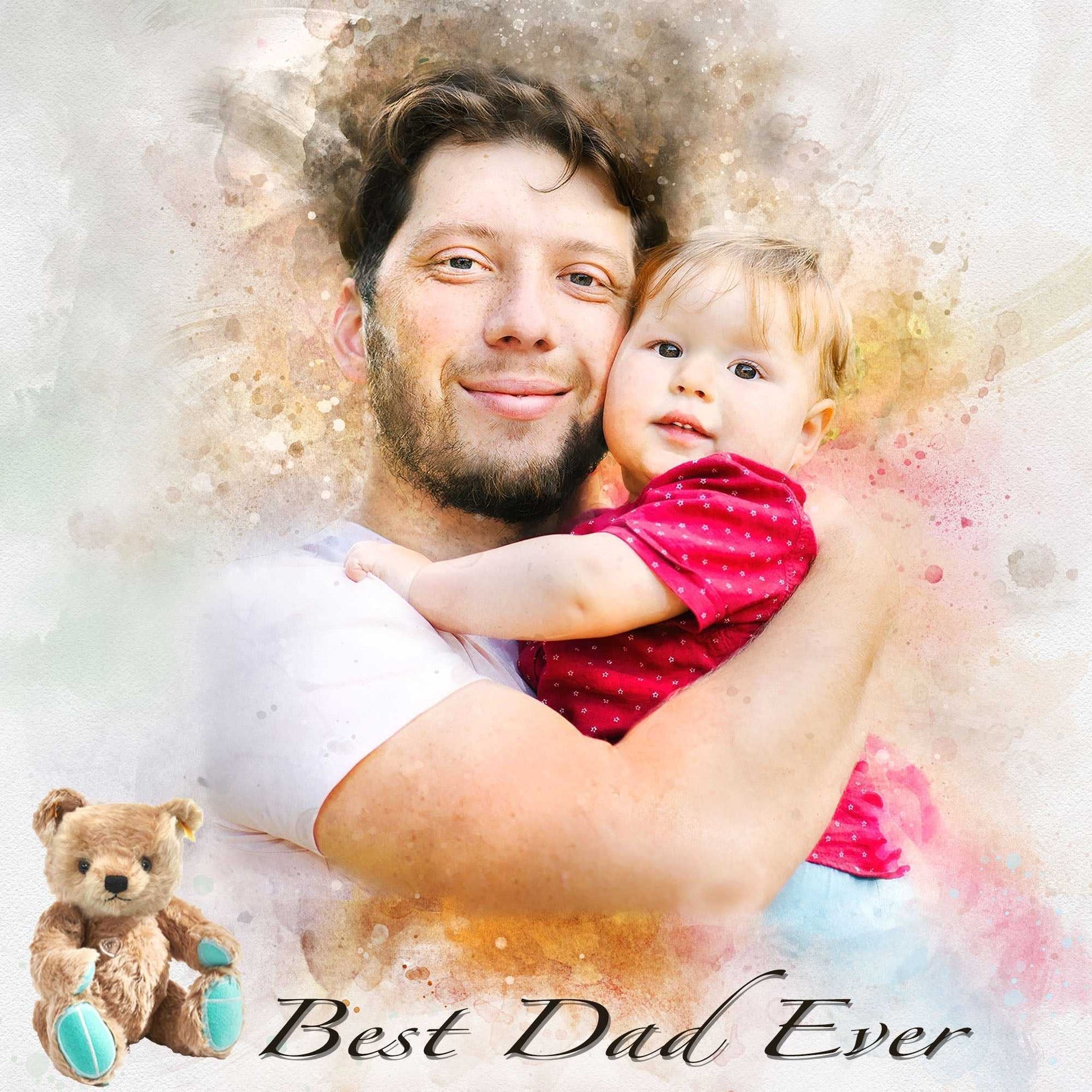 Birthday Gifts for Fisher Dad | Gifts for Fisher | Gifts for Men | Gifts for Him | Gift ideas for Fisher Dad | Christmas Gift for Father - FromPicToArt