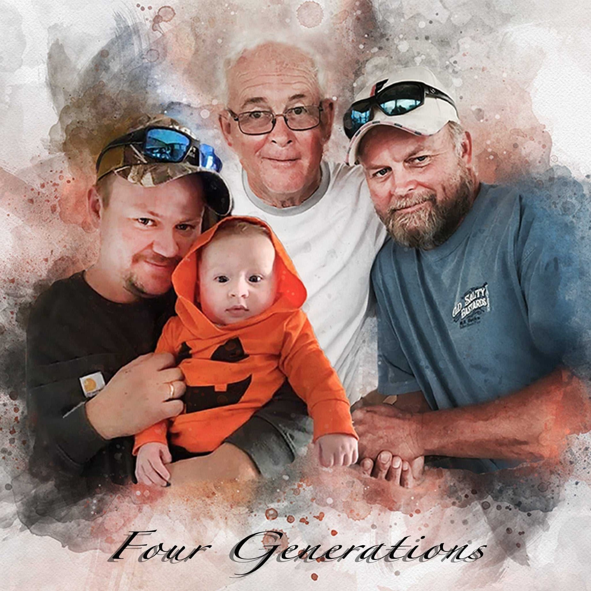 Birthday Gifts for Fisher Dad | Gifts for Fisher | Gifts for Men | Gifts for Him | Gift ideas for Fisher Dad | Christmas Gift for Father - FromPicToArt