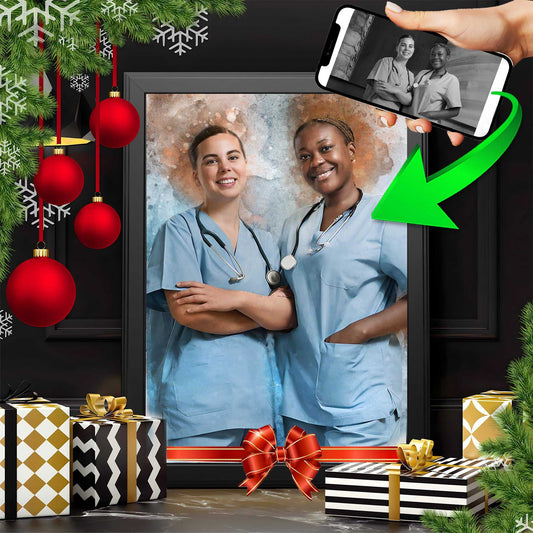 Christmas Gift Ideas for Nurses | XMAS Gifts for Nurses | Appreciation Gifts for Nurses | Christmas Presents for Nurses - FromPicToArt