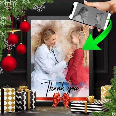 Christmas Gift Ideas for Nurses | XMAS Gifts for Nurses | Appreciation Gifts for Nurses | Christmas Presents for Nurses - FromPicToArt
