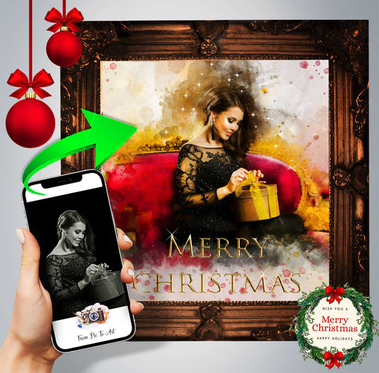 Christmas Gift Wife | Gift Ideas for Women | Presents for your Wife for Christmas - FromPicToArt