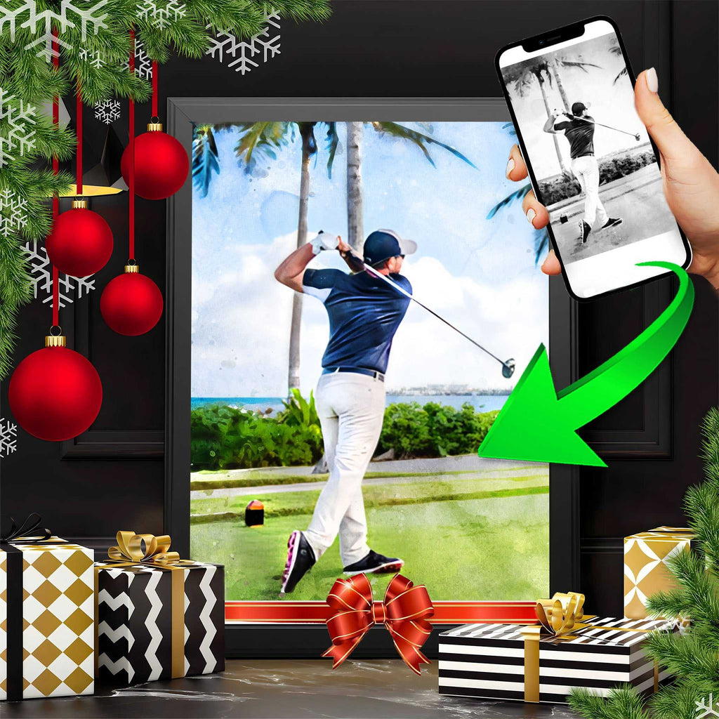 Christmas Gifts for Golfers | Best Golf Gifts for Men | Christmas Presents for a Golfer | Best Golf Presents for Golf Lovers | - FromPicToArt