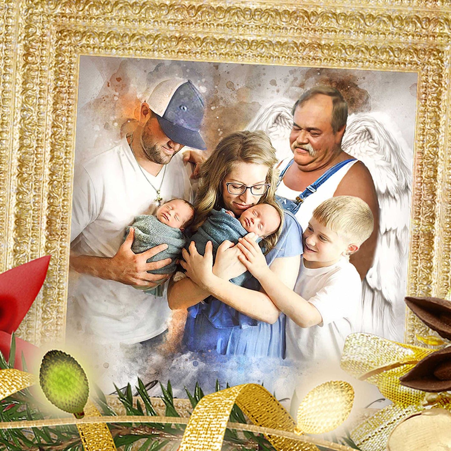 Christmas Gifts for Grandma | Gifts for Grandmothers for Christmas | Christmas Gift Ideas for Mom |Christmas presents for Grandma - FromPicToArt