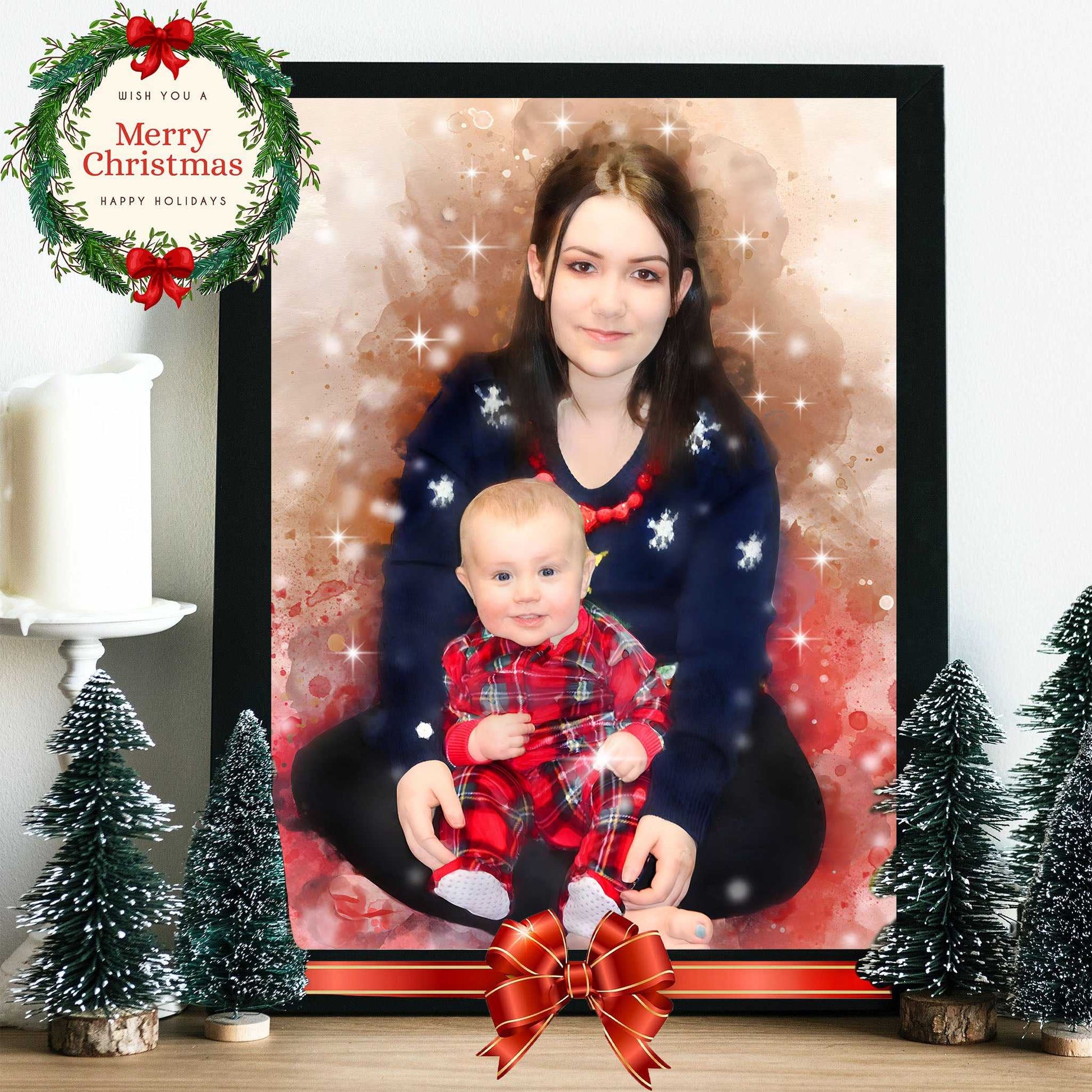 Christmas Gifts for Grandma | Gifts for Grandmothers for Christmas | Christmas Gift Ideas for Mom |Christmas presents for Grandma - FromPicToArt