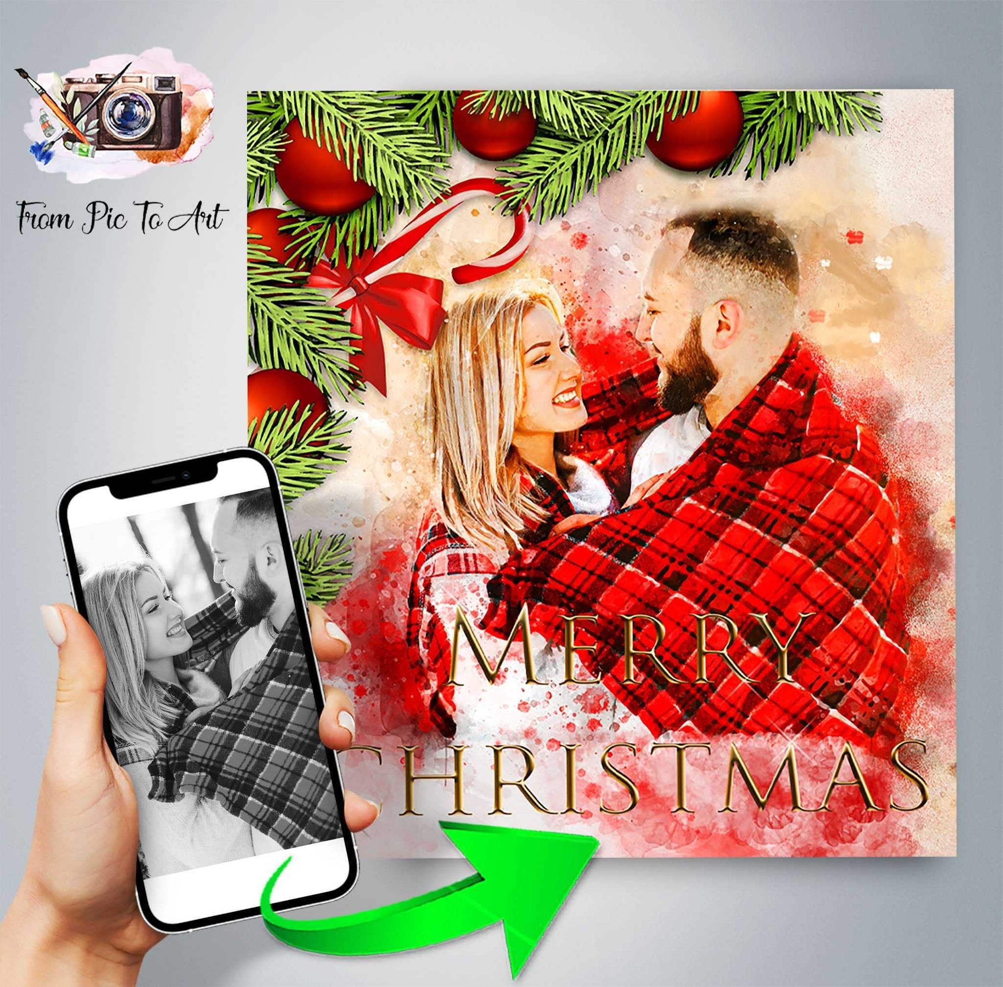 Christmas Gifts for Men | Christmas gift for Husband | XMAS Gifts for Husband - FromPicToArt