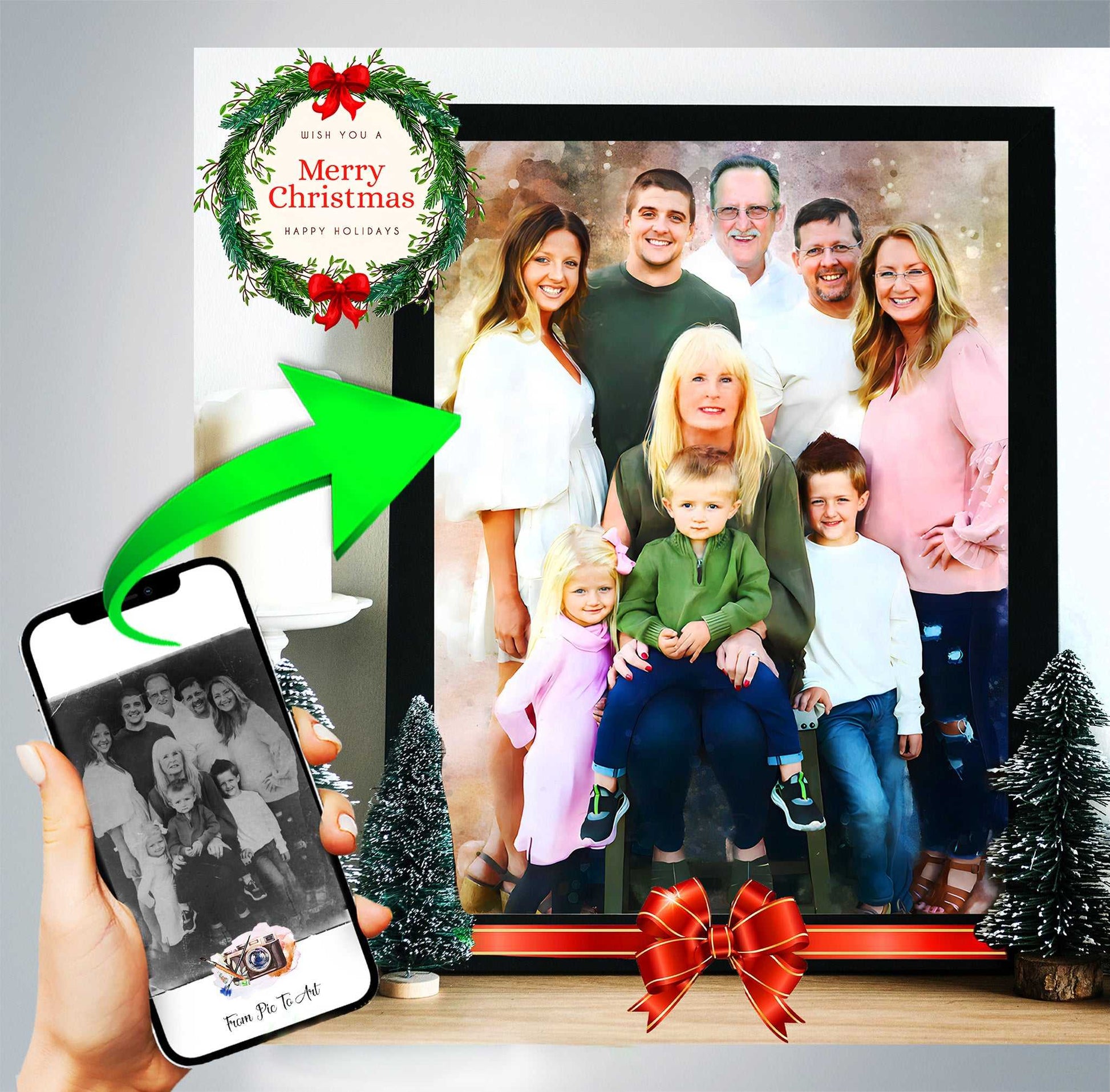 Christmas Gifts for Mother | Gifts to give Mom for Christmas | Gift ideas for Mom - FromPicToArt