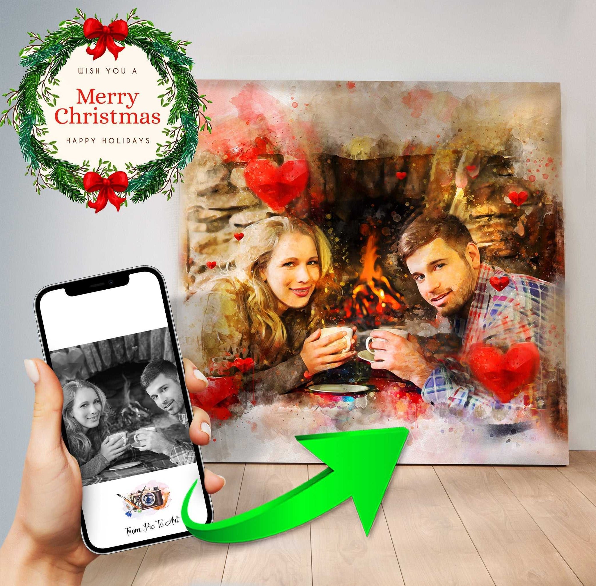 Christmas Gifts for Parents | Gift Ideas for Mom and Dad | Christmas Presents for Parents | Ideas for Christmas Gifts - FromPicToArt