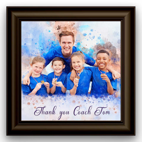 Coach Gift Ideas | Good Gifts for Coaches | Thank You Coach - FromPicToArt