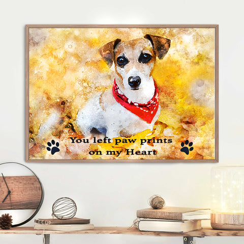 Custom Dog Loss Gifts | Dog Memorial Gifts | Dog Sympathy Gifts | Memorial Ideas for Dogs - FromPicToArt