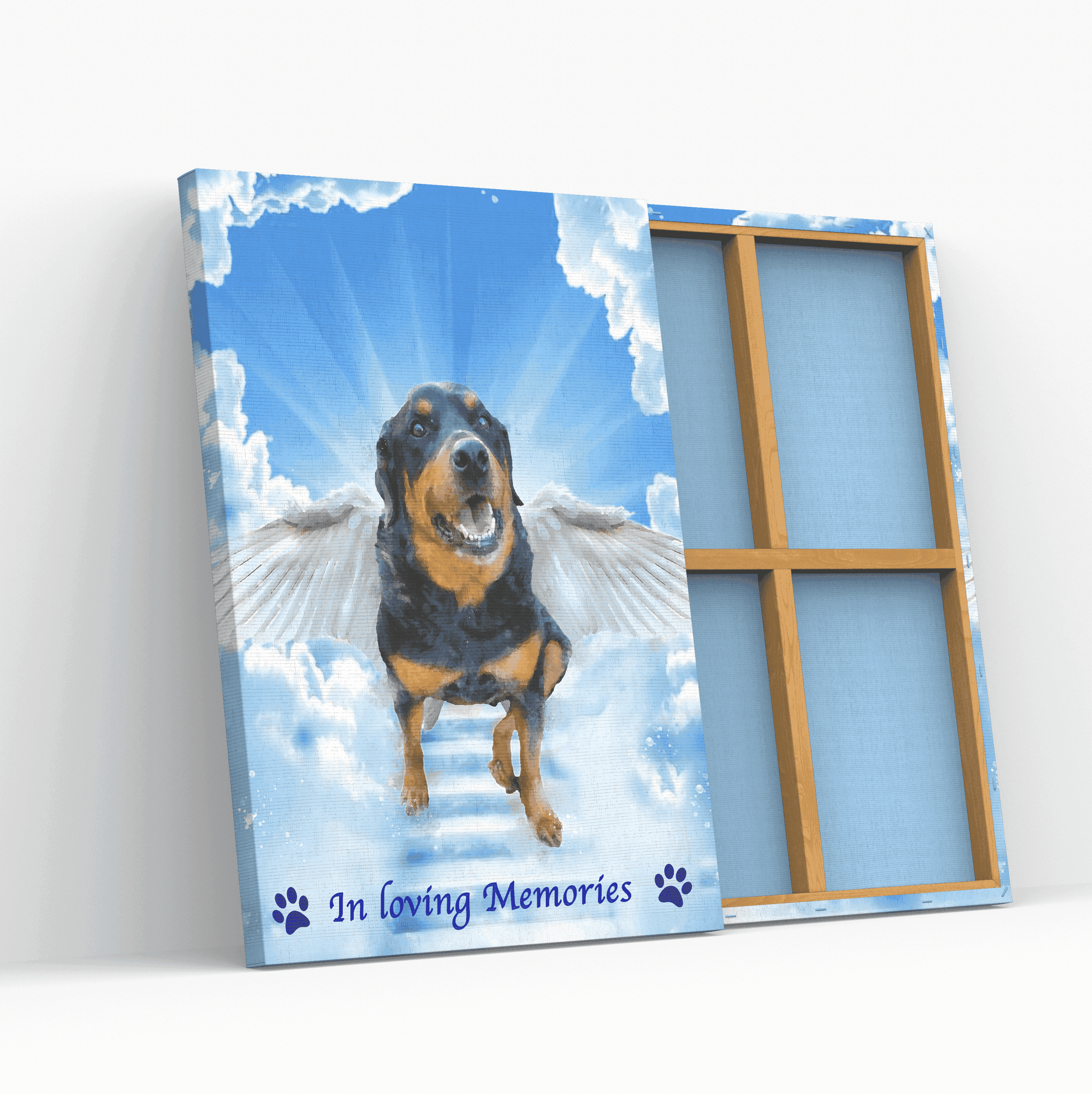 Custom Dog Memorial Gifts | Personalized Dog Loss Gifts | Custom Dog Portrait from Photo - FromPicToArt