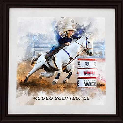Custom Equestrian Art | Custom Horse Paintings on Canvas | Personalized Horse Portraits - FromPicToArt