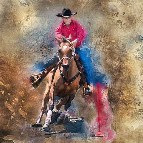 Custom Equestrian Painting | Custom Horse Paintings on Canvas | Personalized Horse Portraits - FromPicToArt