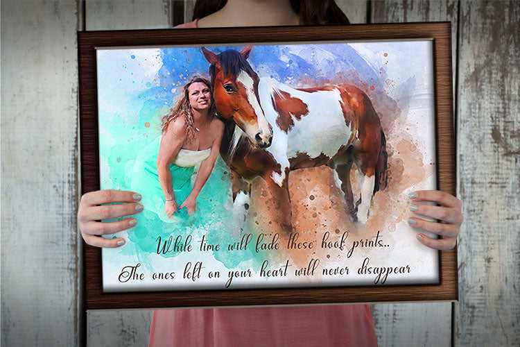 Custom Horse Artworks | Personalized Horse Paintings on Canvas | Your Horse Painted on Canvas - FromPicToArt