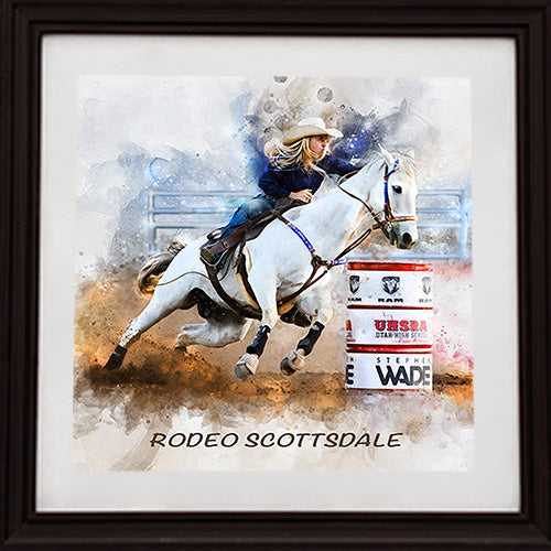 Custom Horse Derby Race Paintings | Custom Horse Paintings on Canvas | Your Horse Painted on Canvas - FromPicToArt