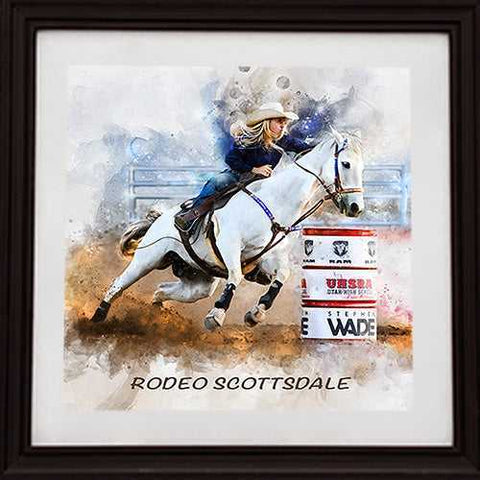 Custom Horse Painting | Custom Horse Portraits | Personalized Horse Art From Photo - FromPicToArt