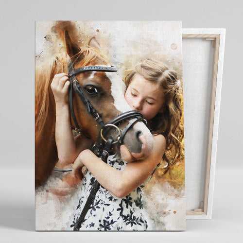 Custom Horse Prints | Custom Horse Paintings on Canvas | Your Horse Painted on Canvas - FromPicToArt