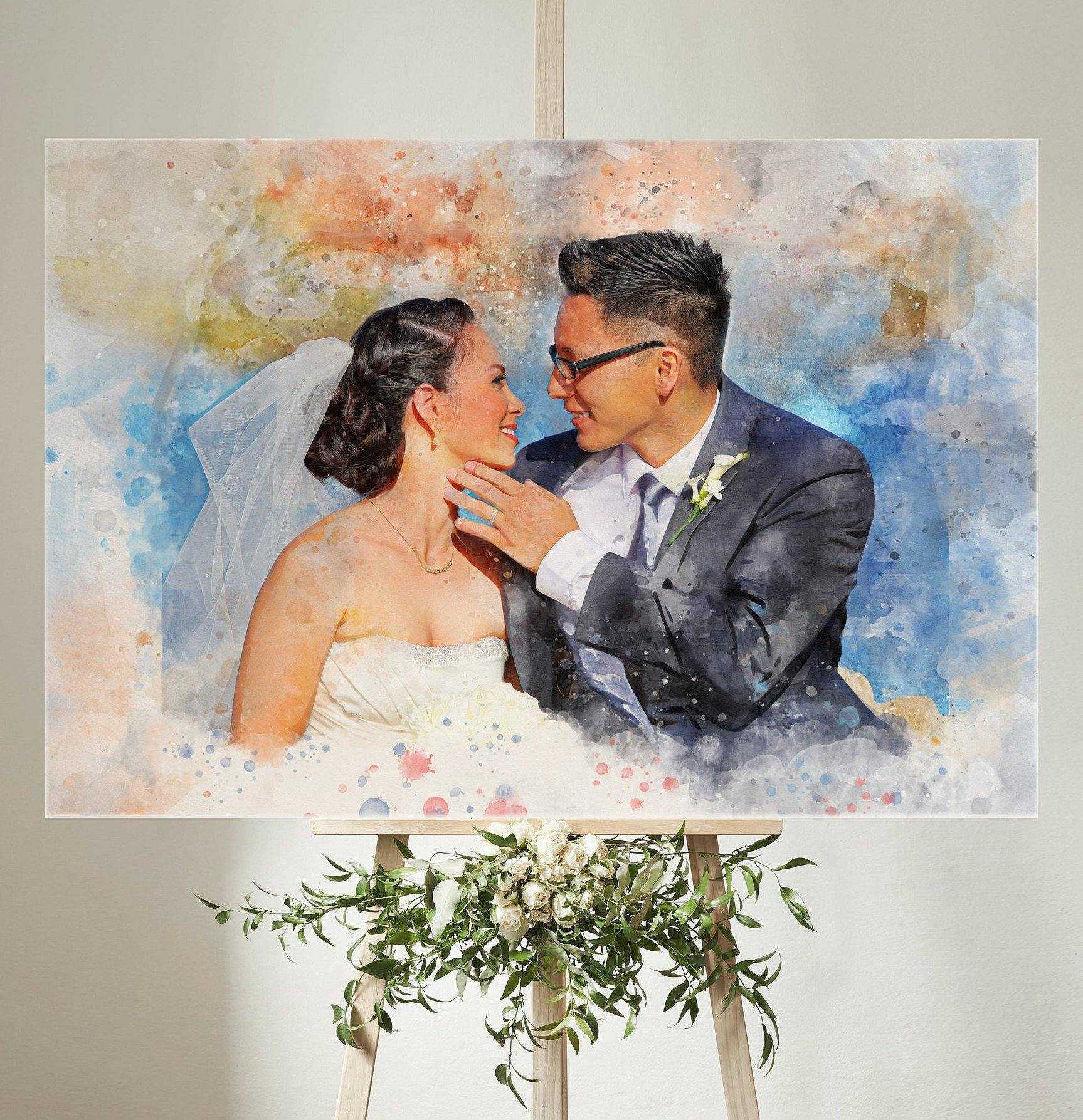 Custom Painted Portraits, From Photo to Painting - FromPicToArt