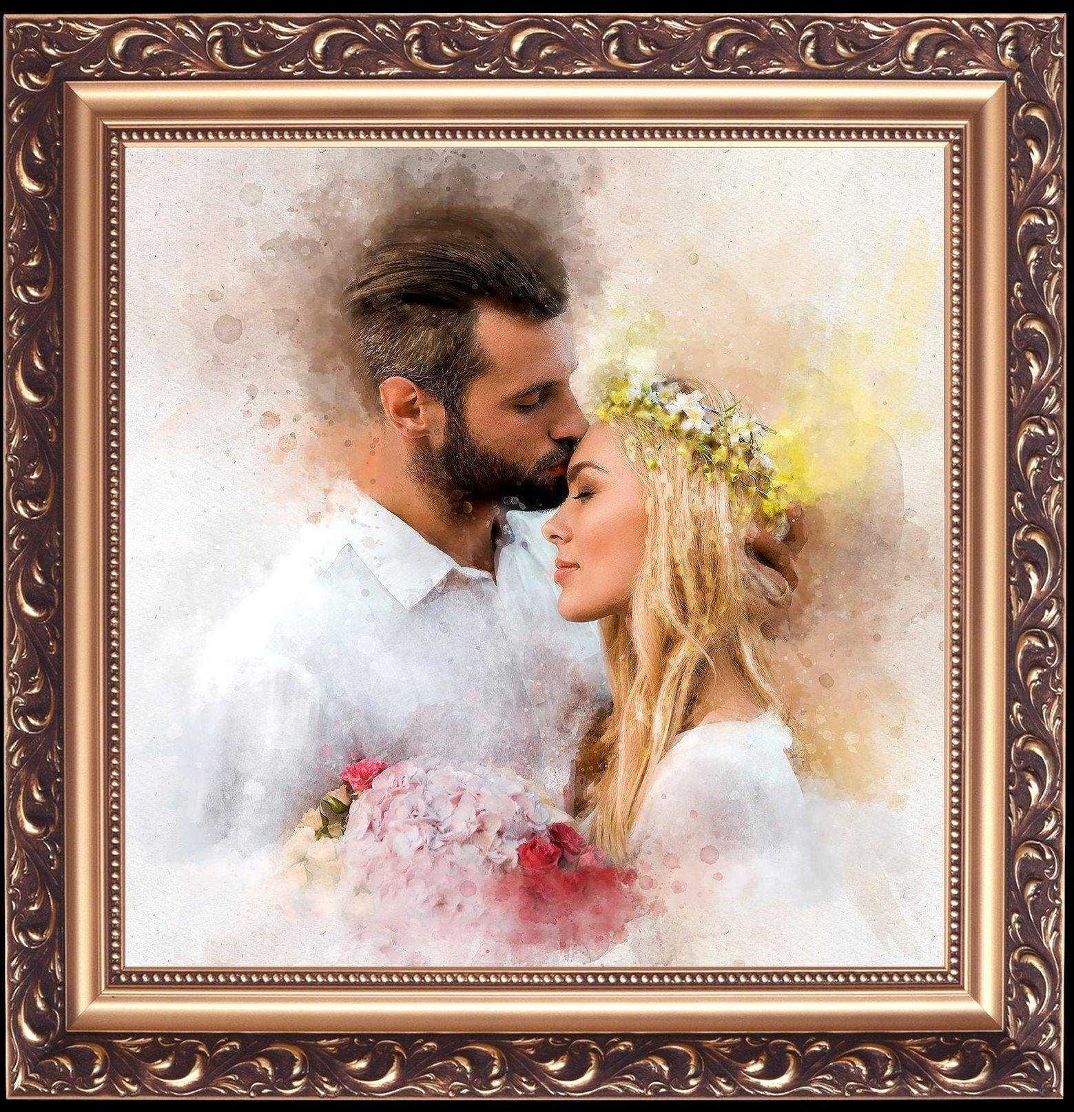 Custom Painted Portraits, From Photo to Painting - FromPicToArt