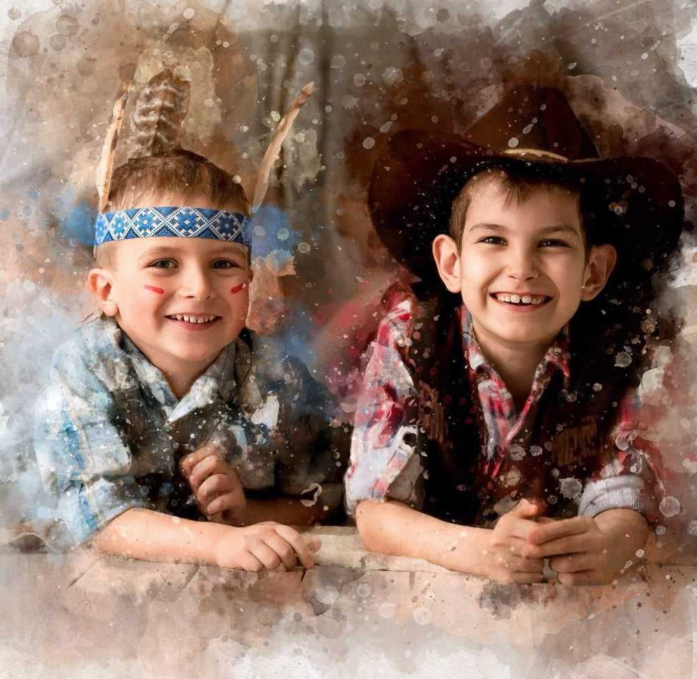 Custom Portrait Art, Paint Pictures, Custom Portraits, Painted Portraits from Photos - FromPicToArt