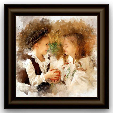 Custom Portrait Art, Paint Pictures, Custom Portraits, Painted Portraits from Photos - FromPicToArt