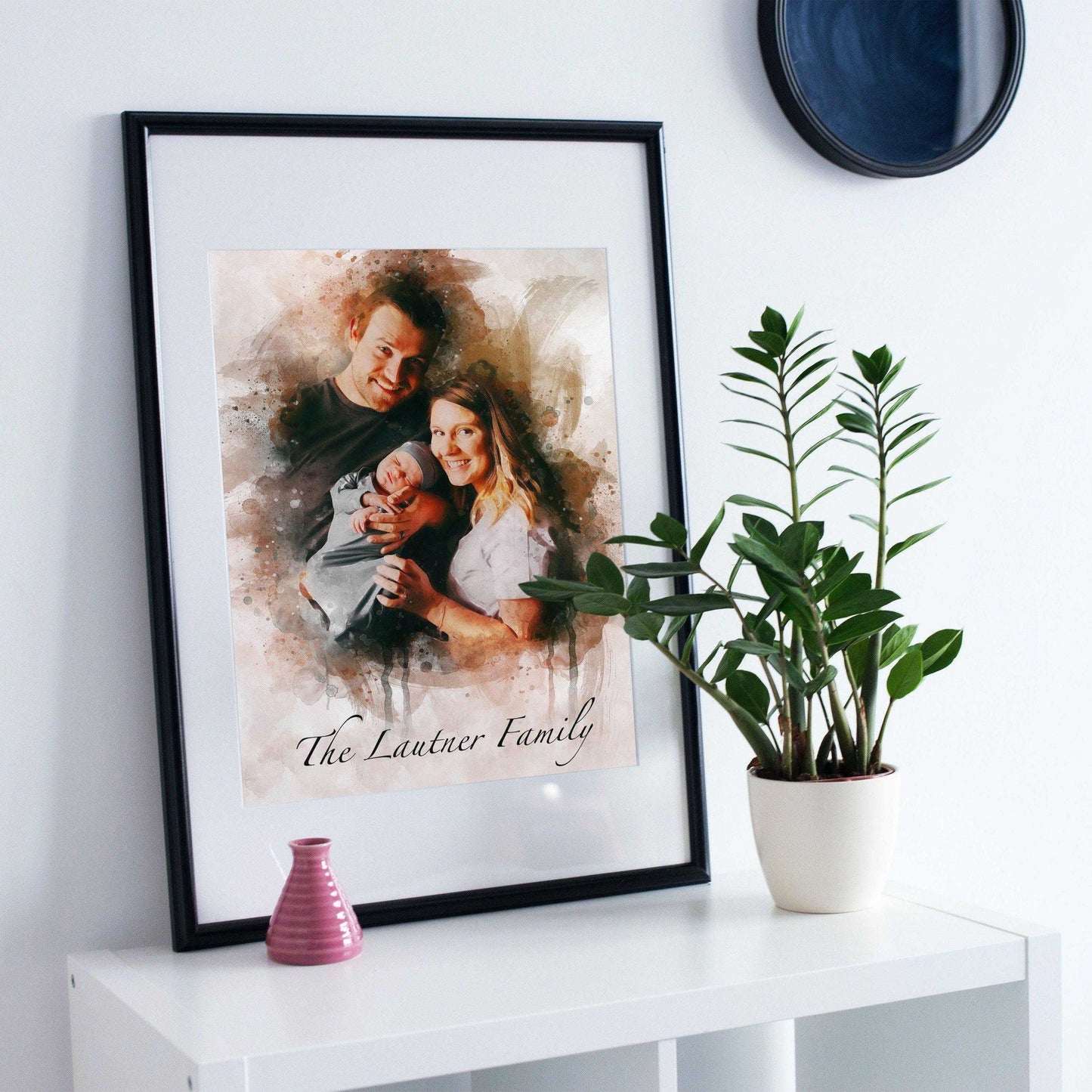Custom Portraits, Custom Portrait Painting from Photo on Canvas - FromPicToArt