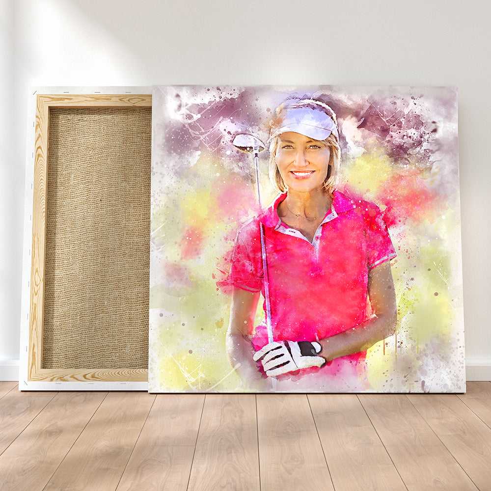 Gift for Golf Enthusiasts |Unique Retirement Gift for Golfers - FromPicToArt
