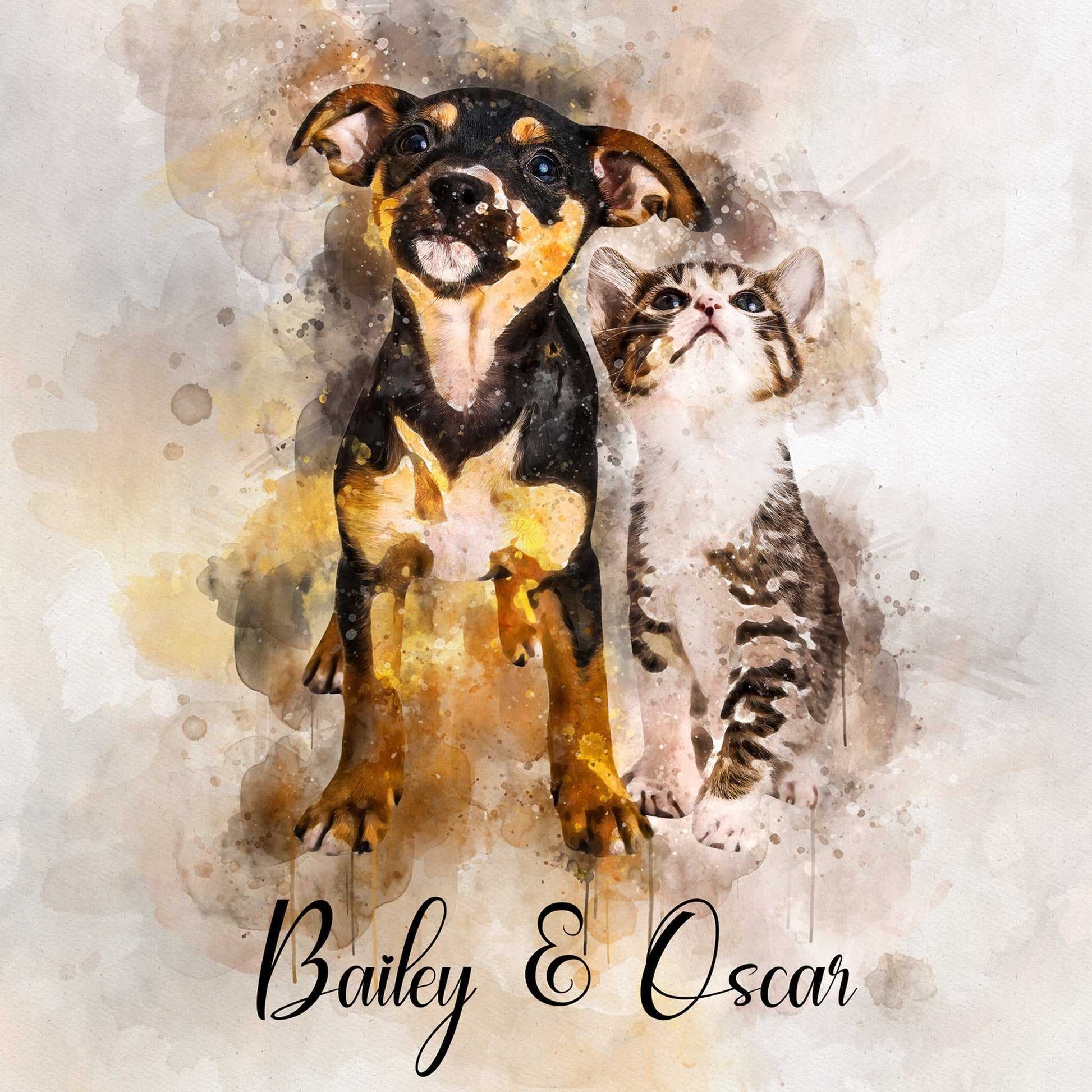 Gift Ideas for Cat Lovers | Gifts for Cat Lovers | Presents for Cat Lovers | Cat Lovers Gift | - FromPicToArt