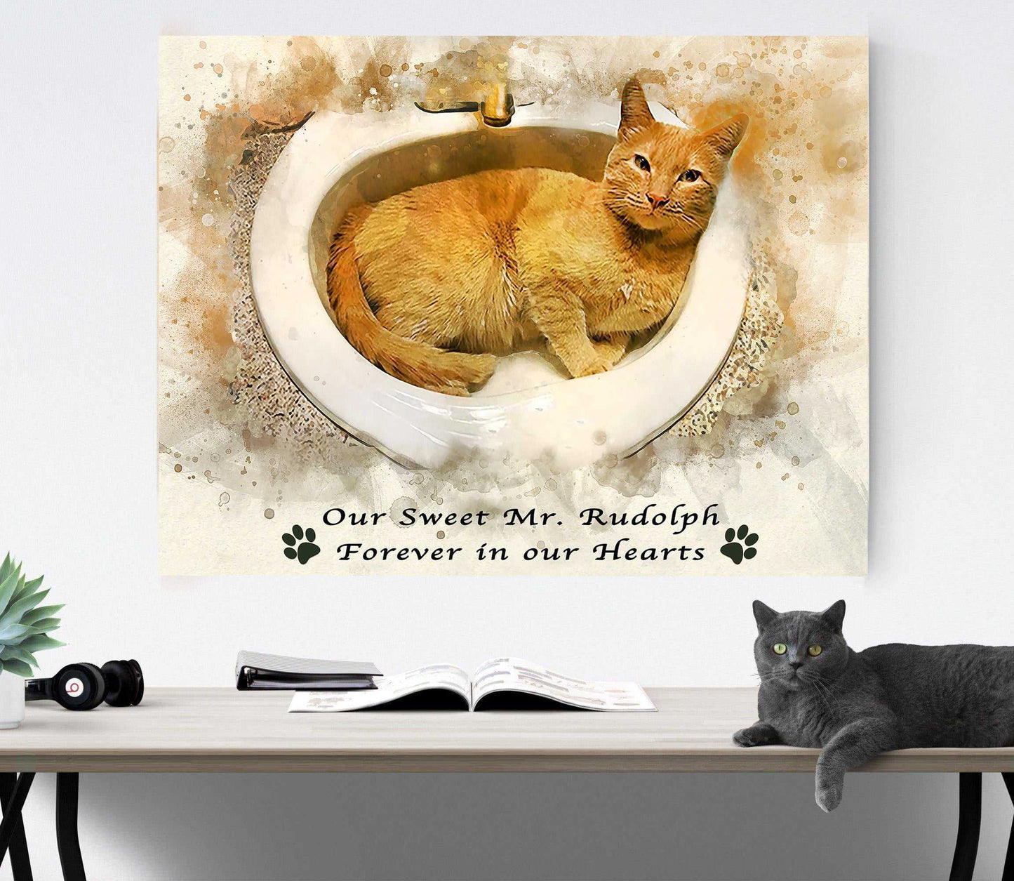 Gift Ideas for Cat Lovers | Gifts for Cat Lovers | Presents for Cat Lovers | Cat Lovers Gift | - FromPicToArt