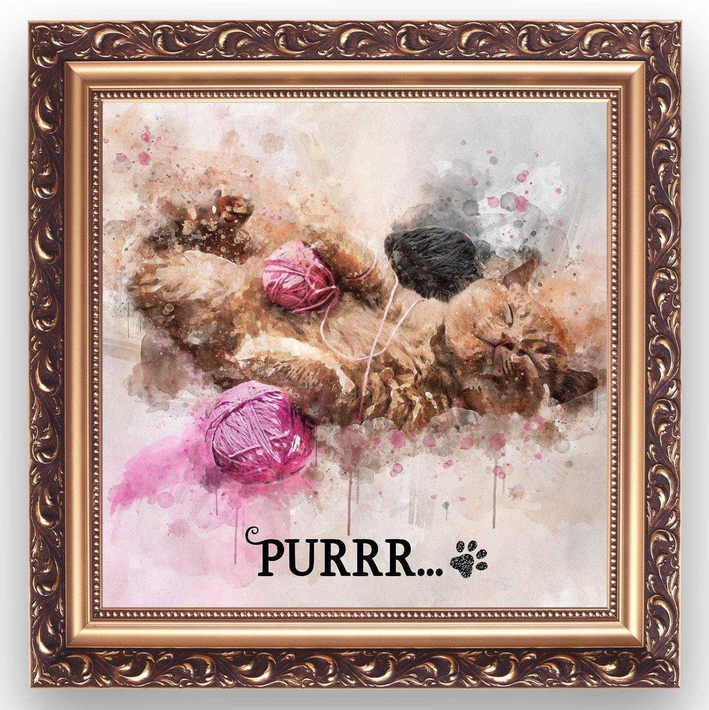 Gift Ideas for Cat Lovers | Gifts for Cat Lovers | Presents for Cat Lovers | Cat Lovers Gift | - FromPicToArt