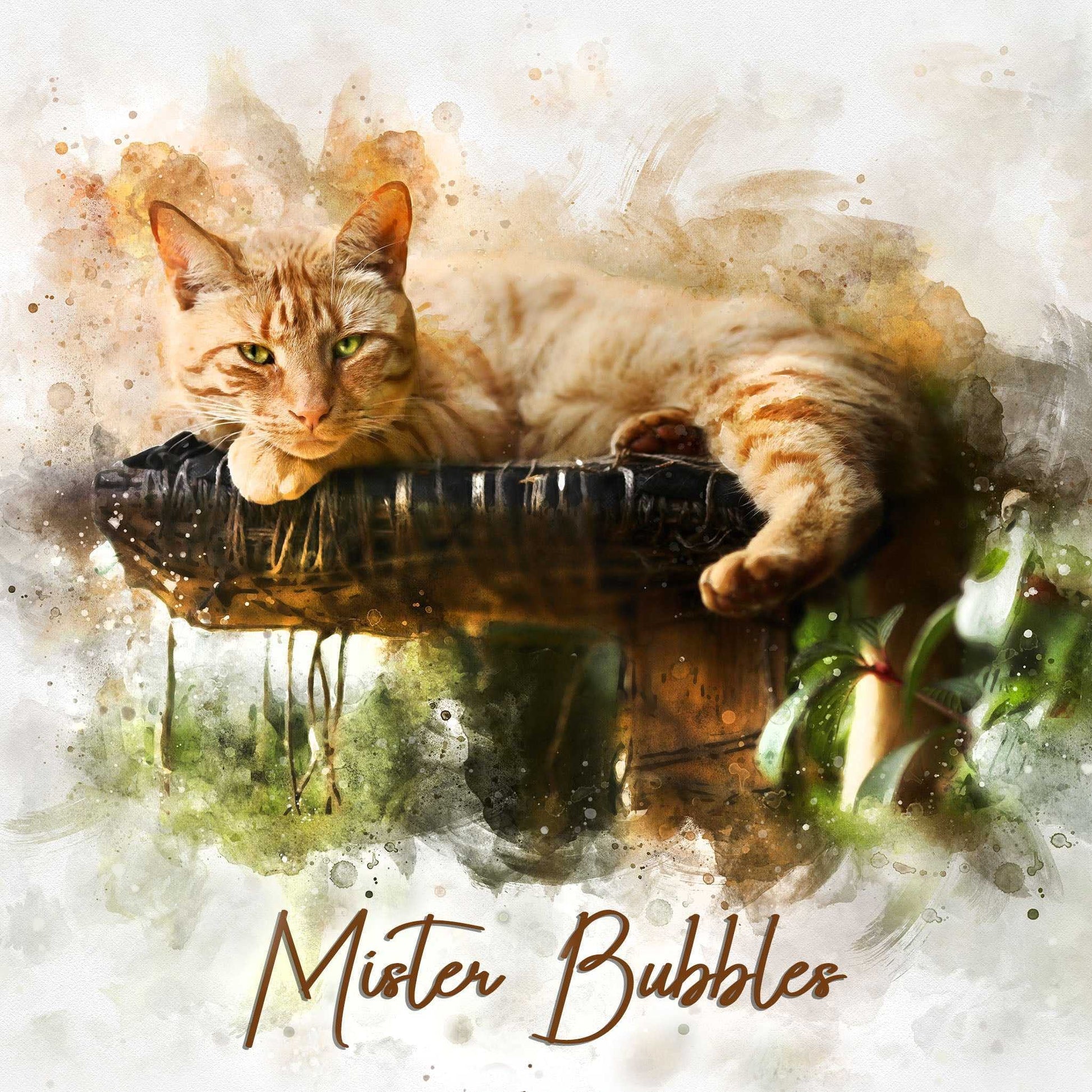 Gift Ideas for Cat Lovers ๐ We paint Your Cat on Canvas ๐๏ธ ๐จ