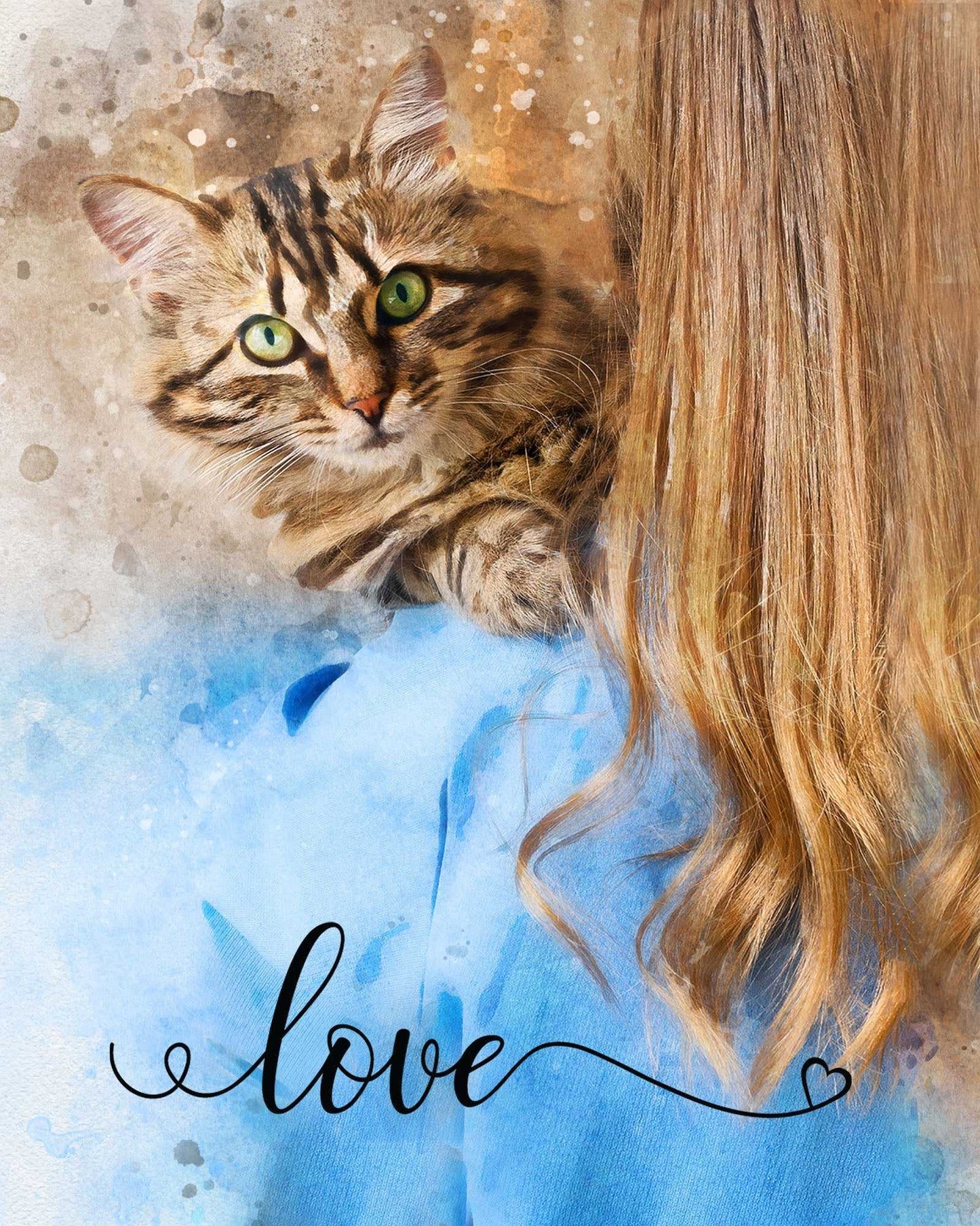 Gift Ideas for Cat Lovers | Gifts for Cat Lovers | Presents for Cat Lovers | Cat Lovers Gift | - FromPicToArt