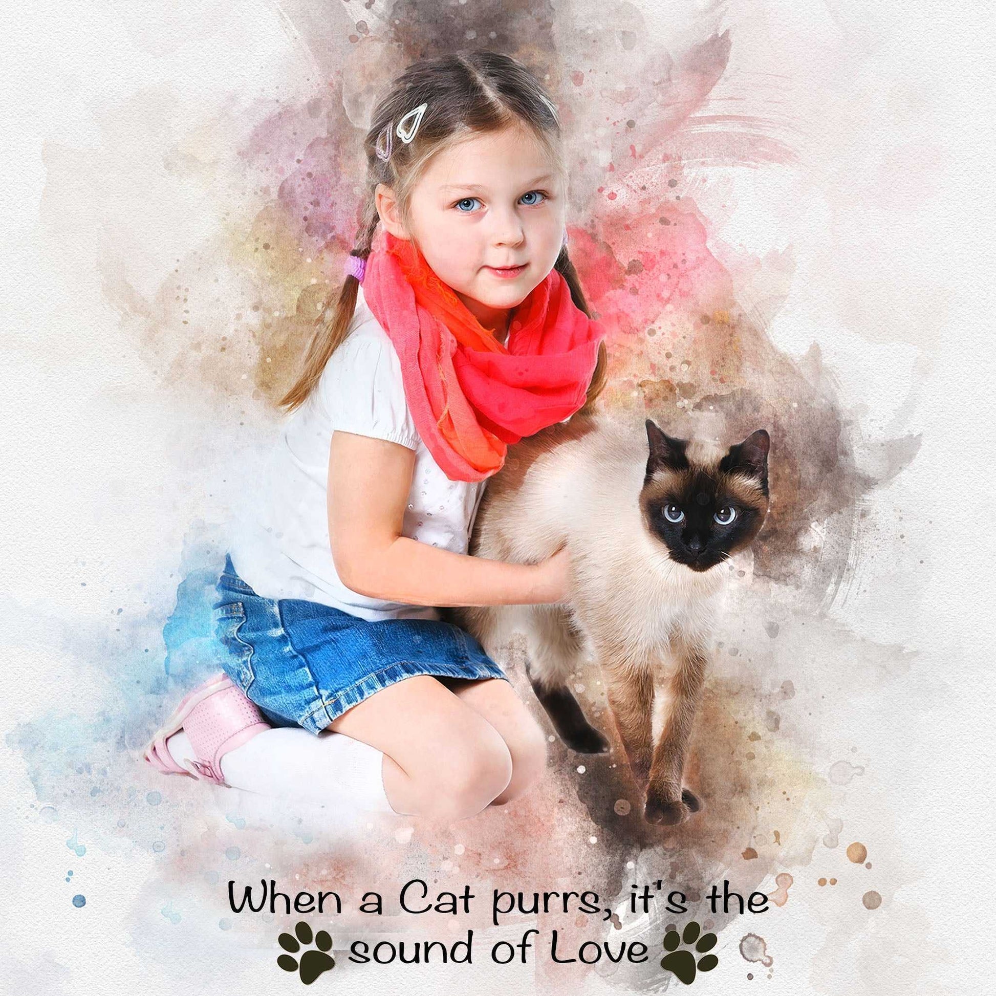 Gift Ideas for Cat Lovers | Gifts for Cat Lovers | Presents for Cat Lovers | Cat Lovers Gift | - FromPicToArt