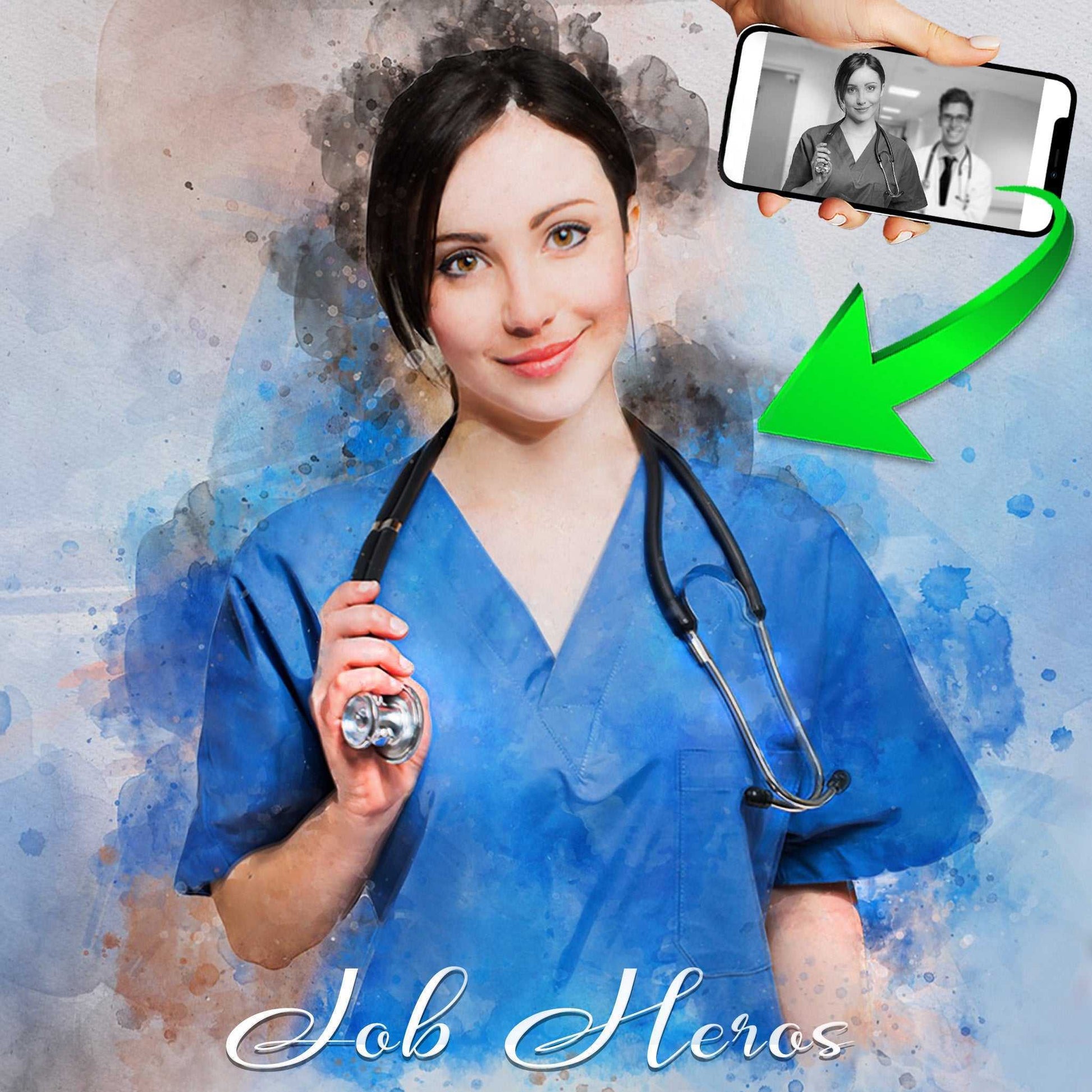 Gifts for RN Nurses | Appreciation Gifts for Nurses | Presents for Nurses | Gifts Ideas for Nurses Week - FromPicToArt