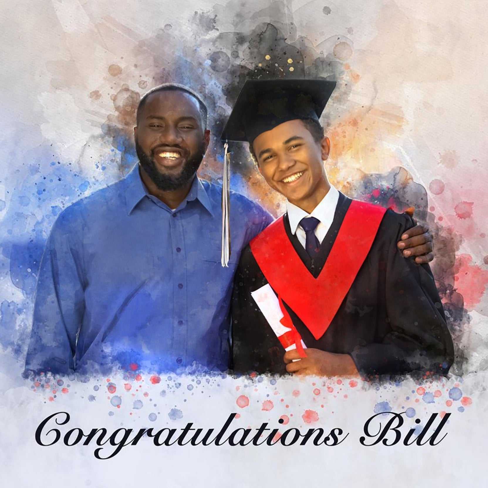 🎁Good Graduation Gifts 🎓 Custom Painting from Photo 🎁 - FromPicToArt