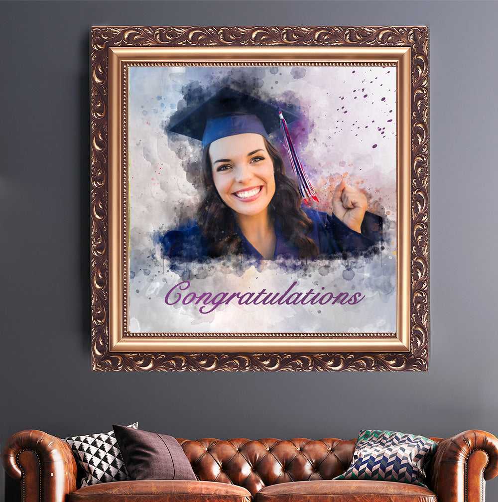 Graduation Gifts for Him 🎓 Custom Paintings from Photo 🎁 - FromPicToArt