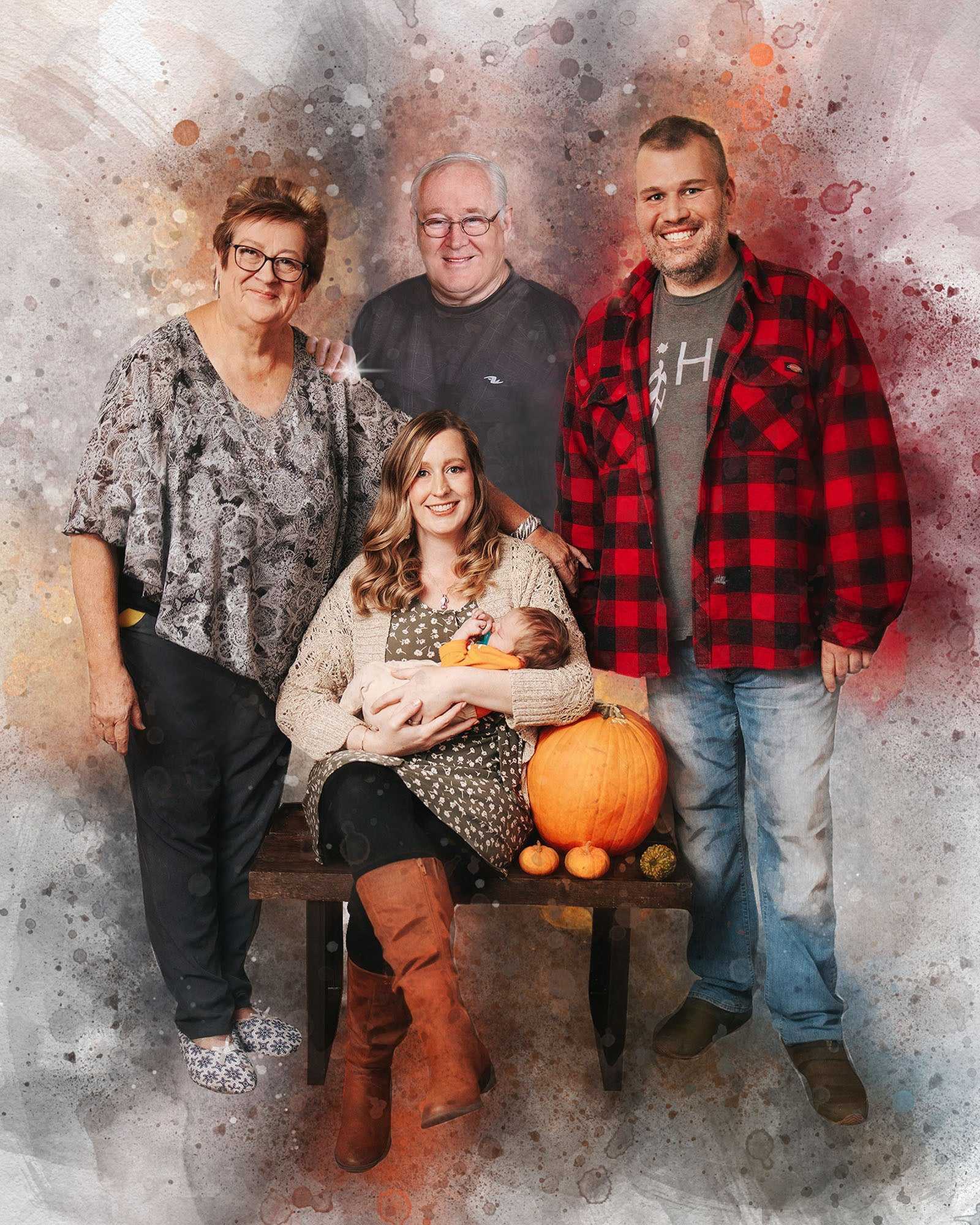 Last Minute Birthday Gifts | Custom Canvas Portrait | 2-3 Business Days EXPRESS Delivery | Personalized Gifts Ideas - FromPicToArt