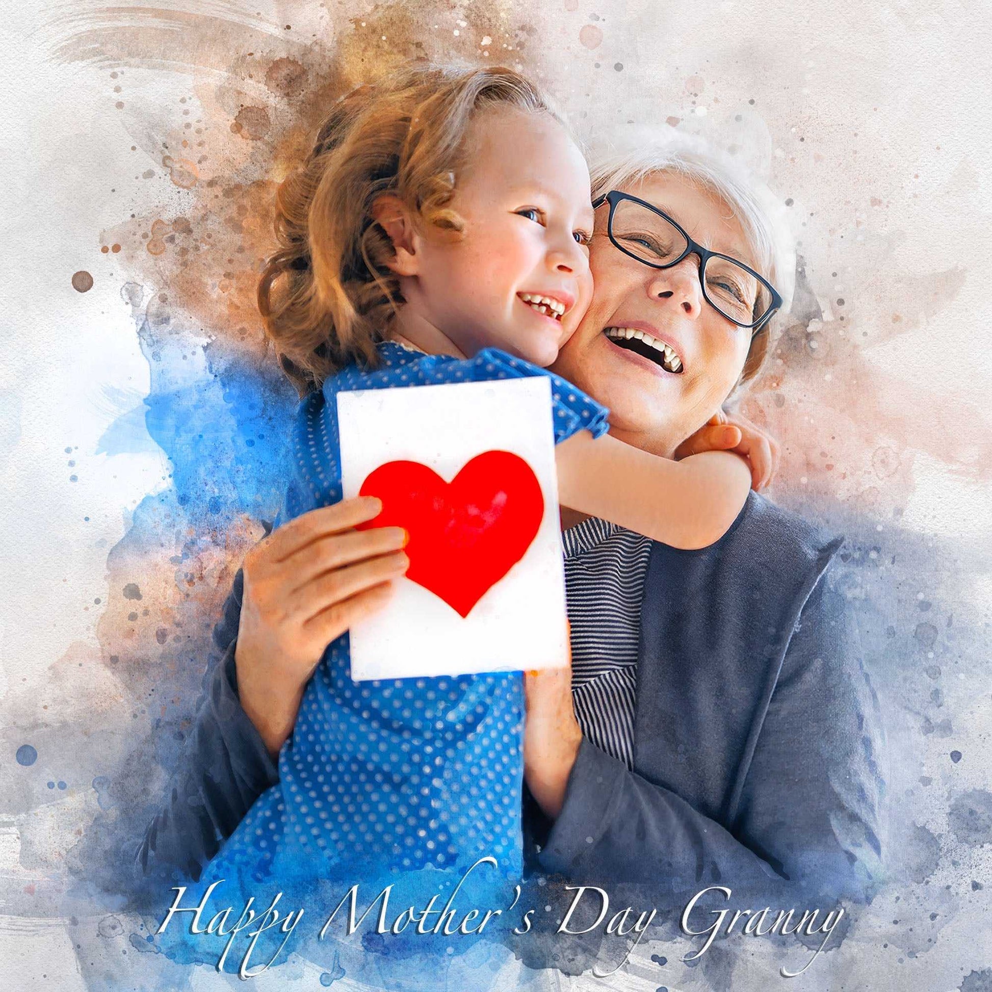 Mother's Day Gifts from Daughter | Custom Portrait Paintings from Photo - FromPicToArt