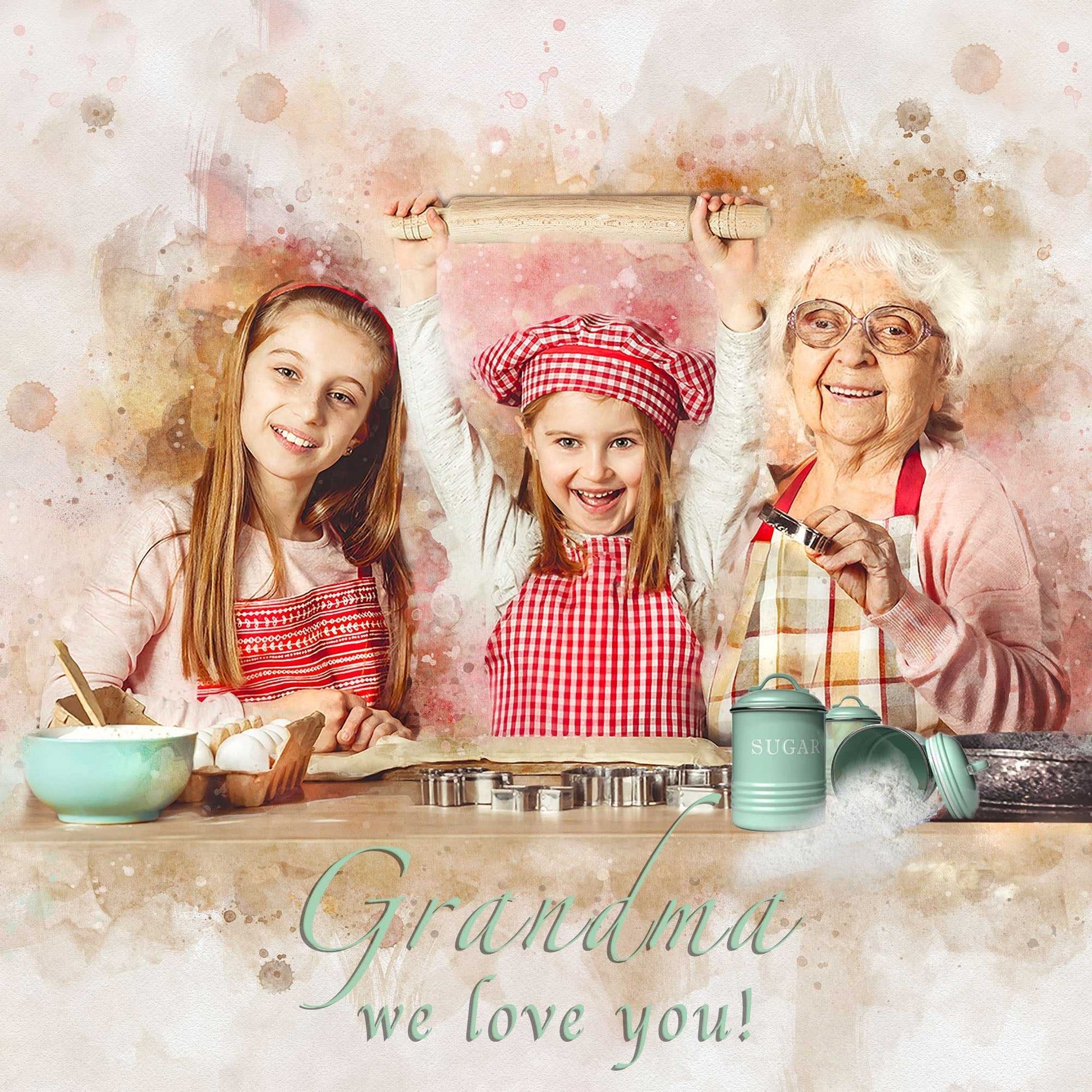 Mother's Day Gifts from Daughter | Custom Portrait Paintings from Photo - FromPicToArt